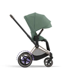Poussette Complète EPriam 2 CYBEX RoseGold / Leaf Green -MADE4BABY BOUTIQUE poussette complete epriam 2 cybex rosegold leaf green 3