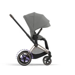 Poussette Complète EPriam 2 CYBEX Rosegold / Mirage Grey -MADE4BABY BOUTIQUE poussette complete epriam 2 cybex rosegold mirage grey 3
