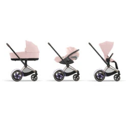 Poussette Complète EPriam 2 CYBEX Rosegold / Peach Pink -MADE4BABY BOUTIQUE poussette complete epriam 2 cybex rosegold peach pink 8