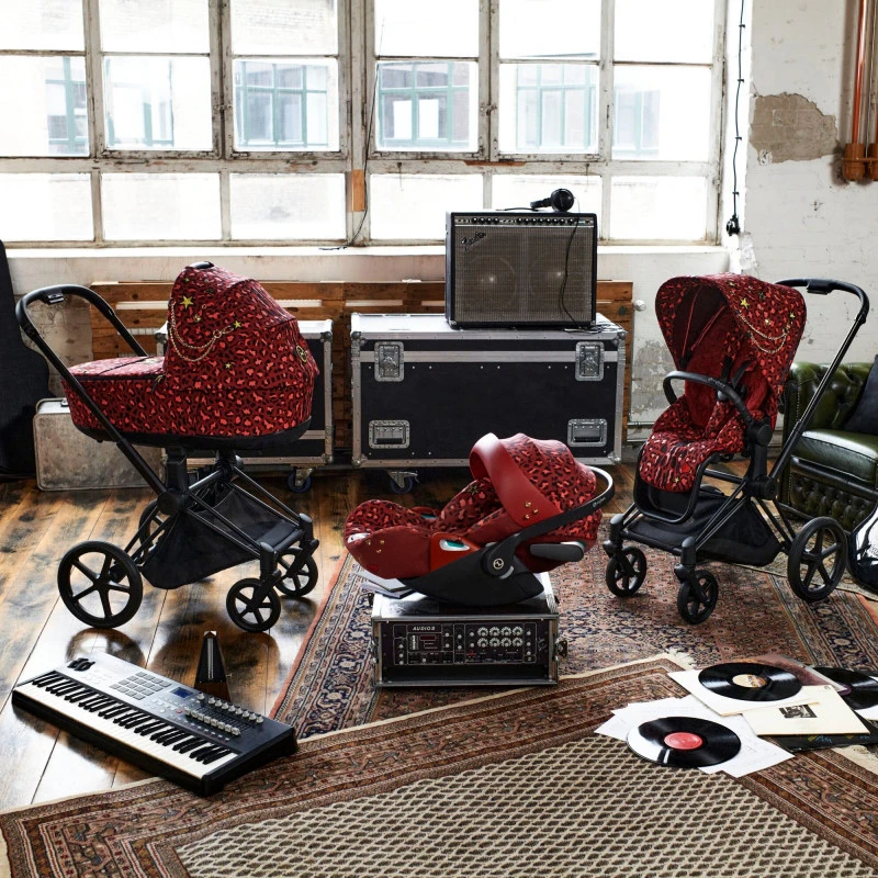 Poussette Complète EPriam 2 Matt Black CYBEX Rockstar 9 Poussette Complète EPriam 2 Matt Black CYBEX Rockstar – Image 7