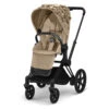 Poussette Complète EPriam 2 Matt Black CYBEX Simply Flowers Beige -MADE4BABY BOUTIQUE poussette complete epriam 2 matt black cybex simply flowers beige