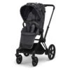 Poussette Complète EPriam 2 Matt Black CYBEX Simply Flowers Grey 2 Poussette Complète EPriam 2 Matt Black CYBEX Simply Flowers Grey -MADE4BABY BOUTIQUE poussette complete epriam 2 matt black cybex simply flowers grey