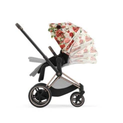 Poussette Complète EPriam 2 Rosegold CYBEX Spring Blossom Light -MADE4BABY BOUTIQUE poussette complete epriam 2 rosegold cybex spring blossom light 3
