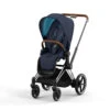 Poussette Complète EPriam 2 CYBEX Chrome Brown/Nautical Blue -MADE4BABY BOUTIQUE poussette complete epriam 20 cybex chrome brownnautical blue