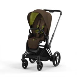 Poussette Complète EPriam 2 CYBEX Matt Black/Khaki Green
