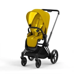 Poussette Complète EPriam 2 CYBEX Matt Black/Mustard Yellow