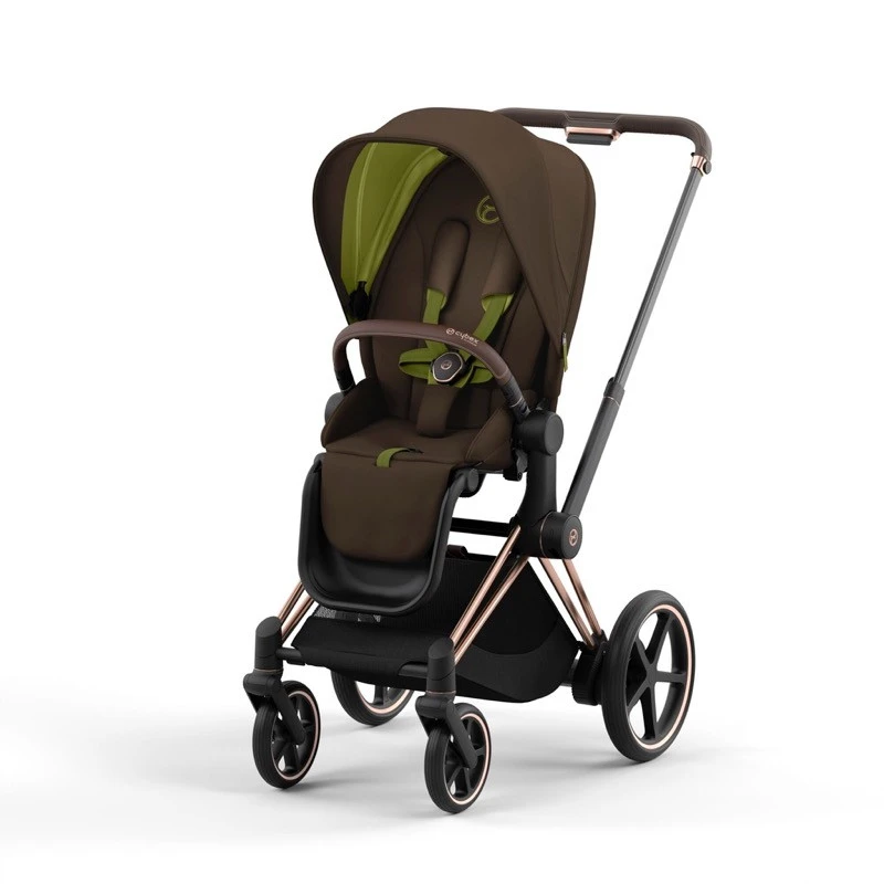 Poussette Complète EPriam 2 CYBEX Rosegold/Khaki Green 3 Poussette Complète EPriam 2 CYBEX Rosegold/Khaki Green