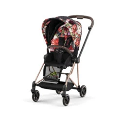 Poussette Complète Mios 3 Rosegold CYBEX Spring Blossom Dark