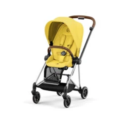 Poussette Complète Mios 3 CYBEX Chrome Brown/Mustard Yellow