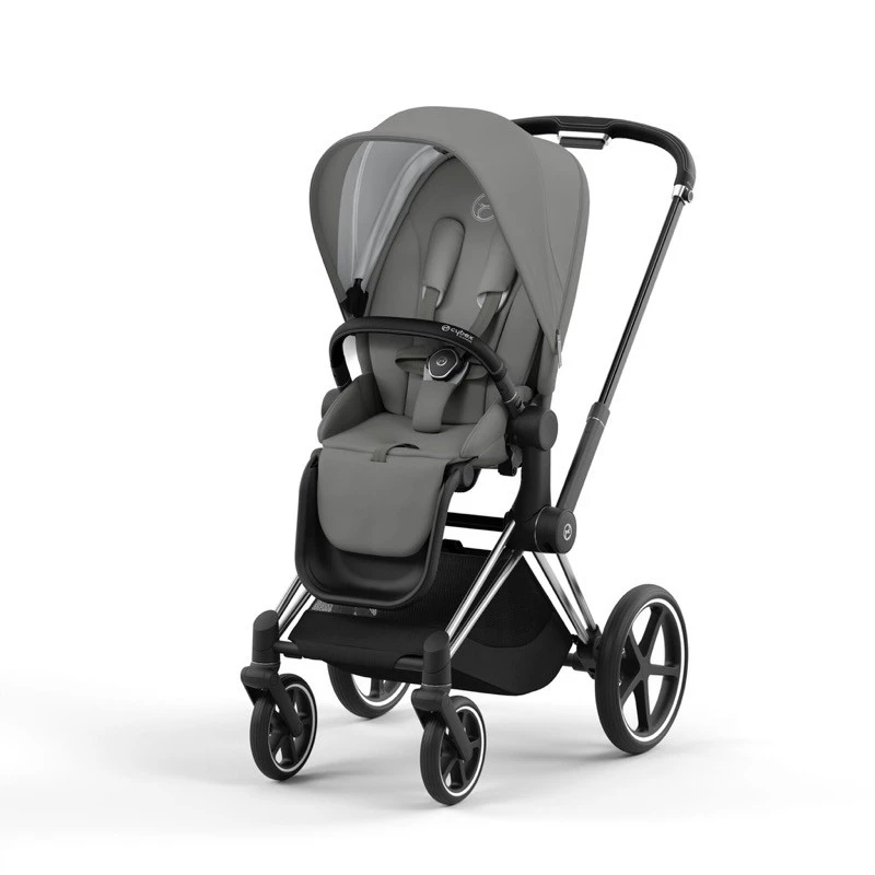 Poussette Complète Priam 4 CYBEX Chrome Black/Soho Grey 3 Poussette Complète Priam 4 CYBEX Chrome Black/Soho Grey