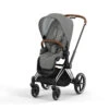 Poussette Complète Priam 4 CYBEX Chrome Brown/Soho Grey