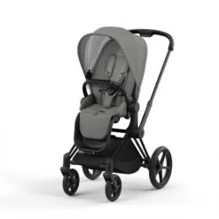 Poussette Complète Priam 4 CYBEX Matt Black/Soho Grey
