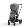 Poussette Complète Priam 4 CYBEX Chrome Black / Mirage Grey -MADE4BABY BOUTIQUE poussette complete priam 4 cybex chrome black mirage grey