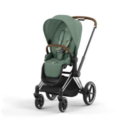 Poussette Complète Priam 4 CYBEX Chrome Brown / Leaf Green