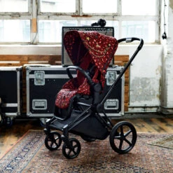 Poussette Complète Priam 4 Matt Black CYBEX Rockstar