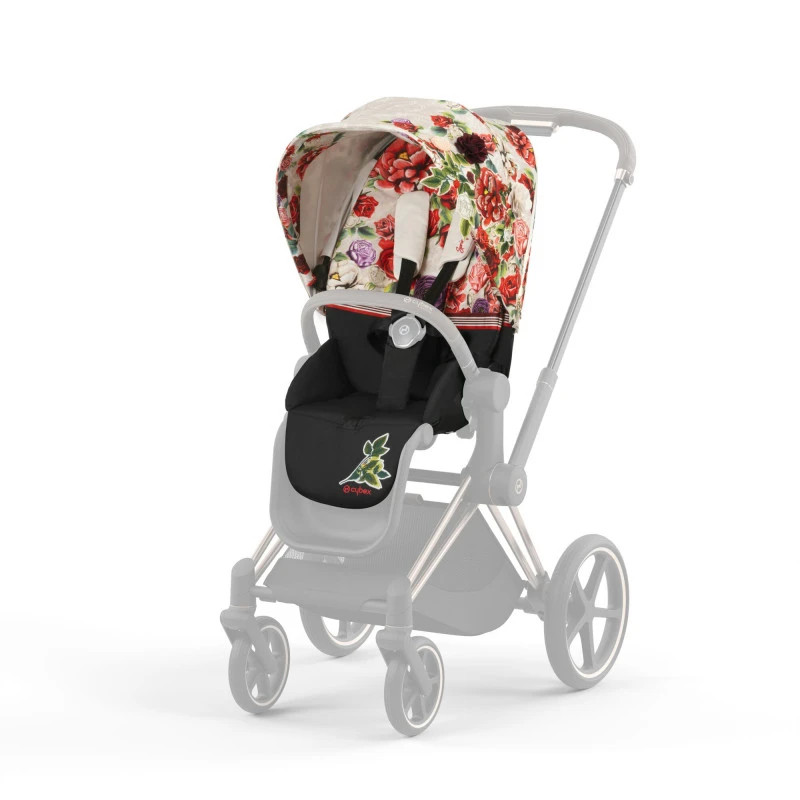 Poussette Complète Priam 4 Rosegold CYBEX Spring Blossom Light 4 Poussette Complète Priam 4 Rosegold CYBEX Spring Blossom Light – Image 2