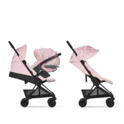 Poussette Coya Matt Black CYBEX Simply Flowers, Light Pink -MADE4BABY BOUTIQUE poussette coya matt black cybex simply flowers light pink 9