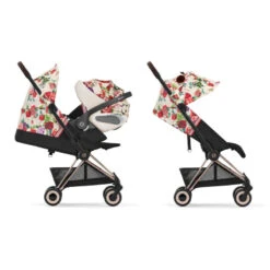 Poussette Coya Rosegold CYBEX Spring Blossom, Light Beige -MADE4BABY BOUTIQUE poussette coya rosegold cybex spring blossom light beige 9