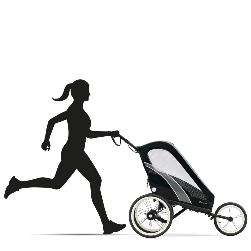 Poussette One Box Zéno Sport CYBEX All Black 6 Poussette One Box Zéno Sport CYBEX All Black – Image 4
