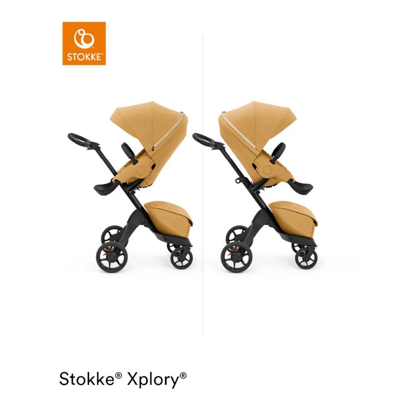 Poussette Xplory® X STOKKE® Golden Yellow 4 Poussette Xplory® X STOKKE® Golden Yellow – Image 2