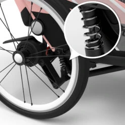 Poussette Zéno Bike One Box CYBEX Silver Pink -MADE4BABY BOUTIQUE poussette zeno bike one box cybex silver pink 4