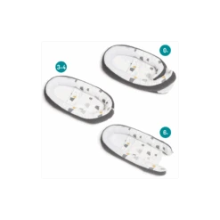 Réducteur De Lit Cocoon Doomoo BABYMOOV Bear Grey -MADE4BABY BOUTIQUE reducteur de lit cocoon doomoo babymoov bear grey 3