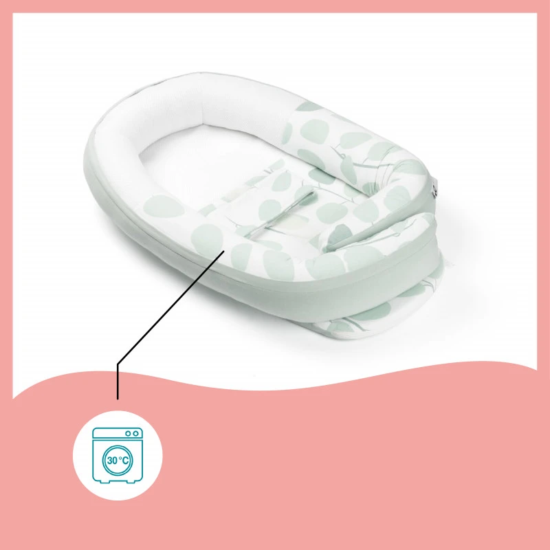 Réducteur Doomoo Cocoon BABYMOOV Leaves Aqua Green 7 Réducteur Doomoo Cocoon BABYMOOV Leaves Aqua Green – Image 5