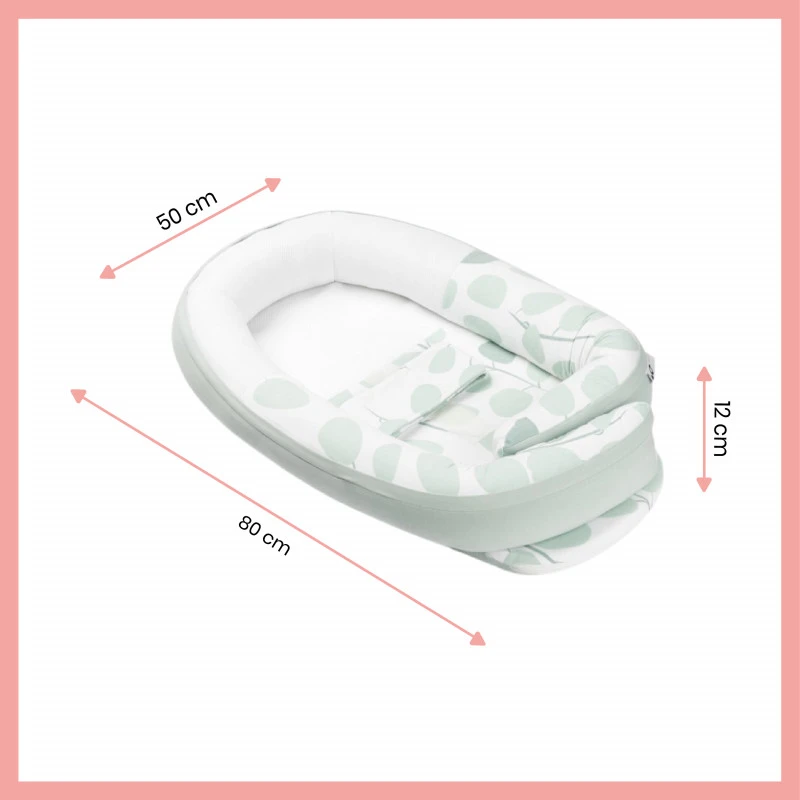 Réducteur Doomoo Cocoon BABYMOOV Leaves Aqua Green 8 Réducteur Doomoo Cocoon BABYMOOV Leaves Aqua Green – Image 6