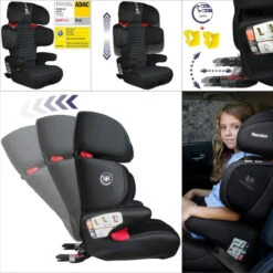 Siège Auto Gr23 Isofix Renofix Softness RENOLUX Carbon -MADE4BABY BOUTIQUE renofix rehausseur isofix 3