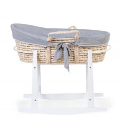 Support De Couffin à Bascule CHILDHOME Blanc -MADE4BABY BOUTIQUE rocking stand white 3