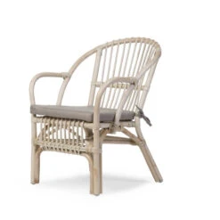Chaise PM En Rotin + Coussin CHILDHOME