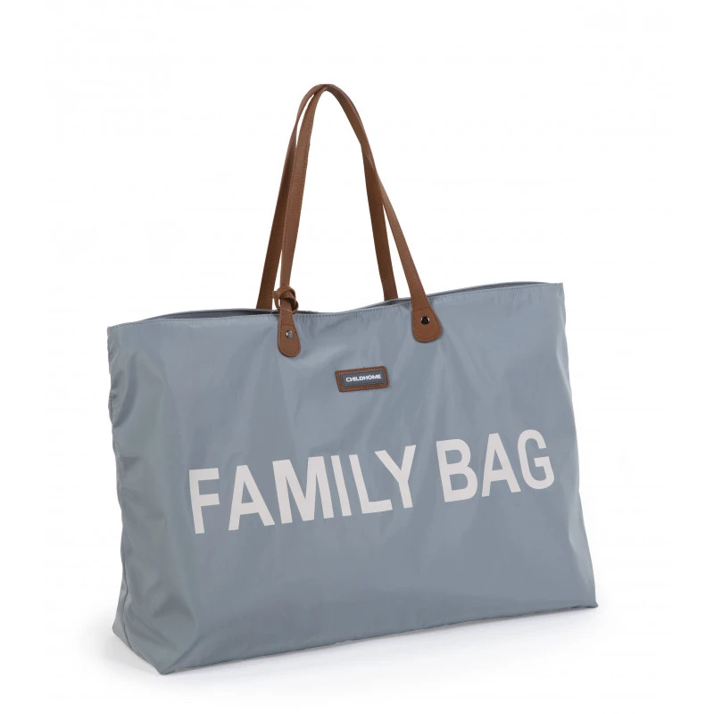 Sac à Langer Family Bag CHILDHOME Gris Clair 6 Sac à Langer Family Bag CHILDHOME Gris Clair – Image 4