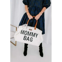 Sac à Langer Mommy Bag CHILDHOME Teddy Ecru -MADE4BABY BOUTIQUE sac a langer mommy bag 4