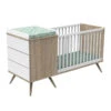 Lit Combiné Transformable SAUTHON Seventies Blanc -MADE4BABY BOUTIQUE seventies lit lct blanc