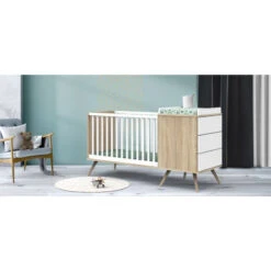 Lit Combiné Transformable SAUTHON Seventies Blanc -MADE4BABY BOUTIQUE seventies lit lct blanc 3