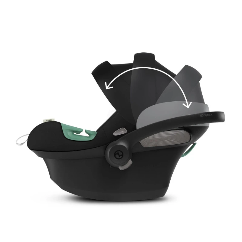 Siège-auto Aton S2 I-Size CYBEX Moon Black 8 Siège-auto Aton S2 I-Size CYBEX Moon Black – Image 6