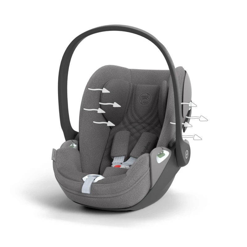 Siège-auto Cloud T I-Size Plus CYBEX Mirage Grey 9 Siège-auto Cloud T I-Size Plus CYBEX Mirage Grey – Image 7