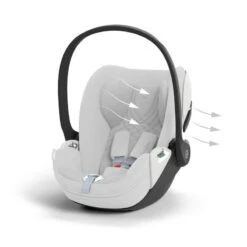 Siège-auto Cloud T I-Size Plus CYBEX Platinum White