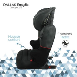 Siège Auto Dallas Easyfix Gr2/3 MIGO Casual -MADE4BABY BOUTIQUE siege auto dallas easyfix gr23 migo casual 2