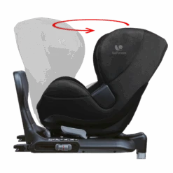 Siège-auto Pivotant I-Size 40-105 Cm Gaïa Softness® RENOLUX Carbon -MADE4BABY BOUTIQUE siege auto pivotant i size 40 105 cm gaia softness renolux carbon 1