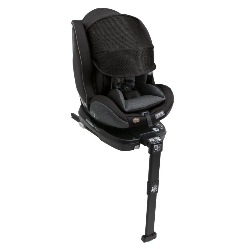 Siege-auto Seat3fit I-Size CHICCO Black Melange 4 Siege-auto Seat3fit I-Size CHICCO Black Melange – Image 2