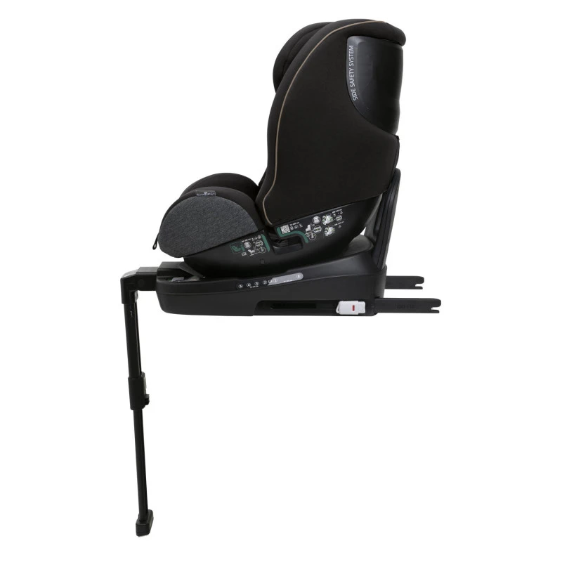 Siege-auto Seat3fit I-Size CHICCO Black Melange 21 Siege-auto Seat3fit I-Size CHICCO Black Melange – Image 19