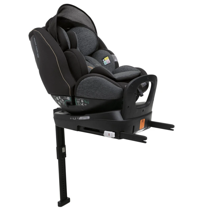 Siege-auto Seat3fit I-Size CHICCO Black Melange 5 Siege-auto Seat3fit I-Size CHICCO Black Melange – Image 3