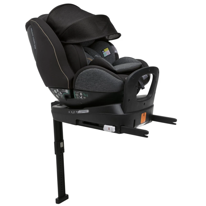 Siege-auto Seat3fit I-Size CHICCO Black Melange 6 Siege-auto Seat3fit I-Size CHICCO Black Melange – Image 4