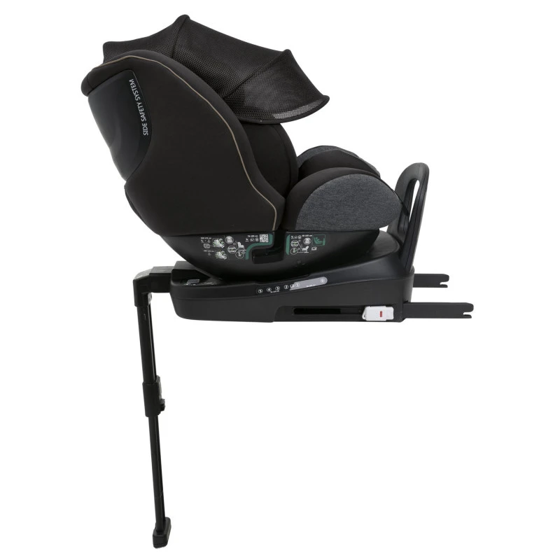 Siege-auto Seat3fit I-Size CHICCO Black Melange 7 Siege-auto Seat3fit I-Size CHICCO Black Melange – Image 5