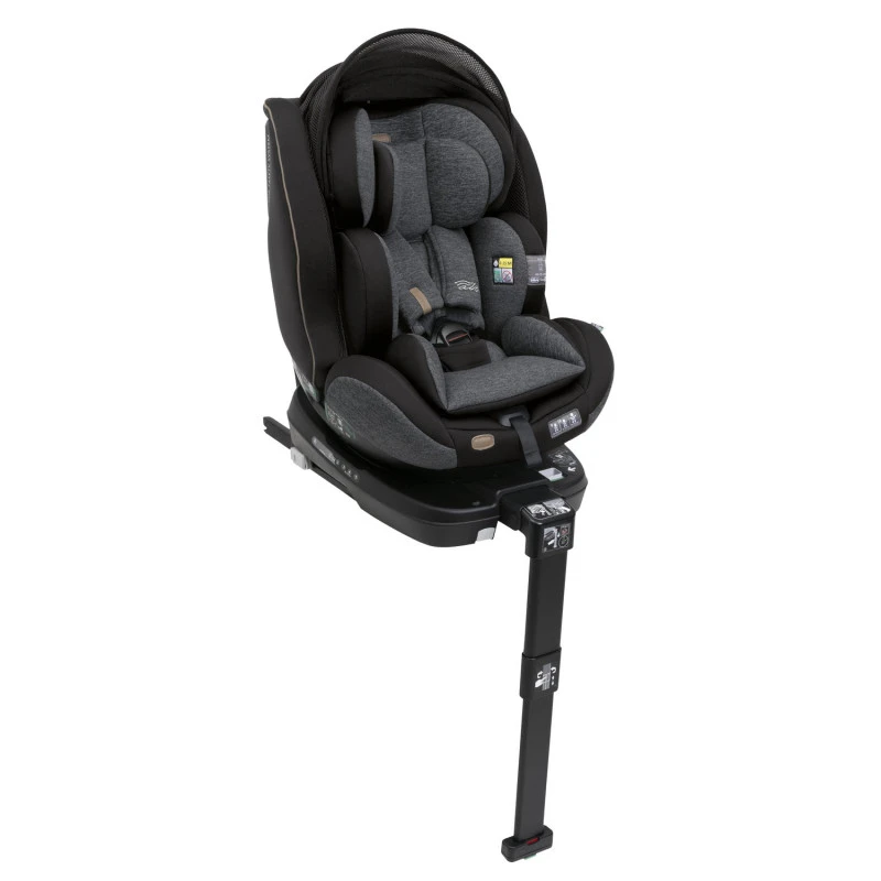 Siege-auto Seat3fit I-Size CHICCO Black Melange 3 Siege-auto Seat3fit I-Size CHICCO Black Melange