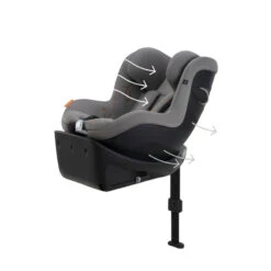 Siège-auto Sirona GI I-Size CYBEX Lava Grey -MADE4BABY BOUTIQUE siege auto sirona gi i size cybex lava grey 3