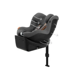 Siège-auto Sirona GI I-Size Plus CYBEX Lava Grey -MADE4BABY BOUTIQUE siege auto sirona gi i size plus cybex lava grey 3