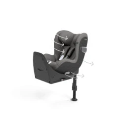 Siège-auto Sirona T I-Size CYBEX Mirage Grey -MADE4BABY BOUTIQUE siege auto sirona t i size cybex mirage grey 7