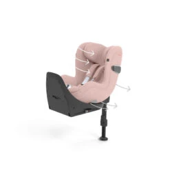 Siège-auto Sirona T I-Size Plus CYBEX Peach Pink -MADE4BABY BOUTIQUE siege auto sirona t i size plus cybex peach pink 6